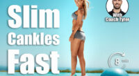 Portrait, fitness and happy woman outdoor for body health, muscle or glutes at swimming pool. Sport, smile and athlete with balance trainer, half ball or calf raise workout on mockup with wind in UK. 4 Best Standing Exercises To Tone Cankles and Calves in 30 Days. Cover