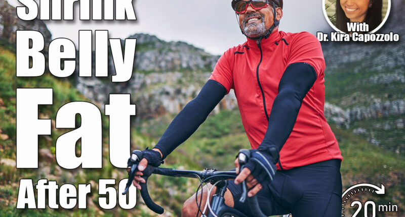 Fitness, cycling and smile with man on bike in nature for sports, training and challenge. Exercise, workout and health with mature person on bicycle in mountains for energy, freedom and performance. 4 Low-Impact Belly Fat Workouts Perfect for Guys Over 50. Cover