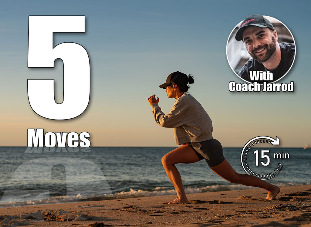 Woman Exercising on the Beach During Sunset. 5 Bodyweight Exercises That Build More Strength Than Gym Machines After 40. Cover