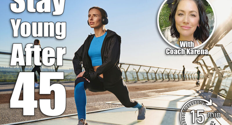Young slim woman doing workout on urban bridge. 5 Classic Exercises Women Should Do Every Day to Stay Young After 45. Cover