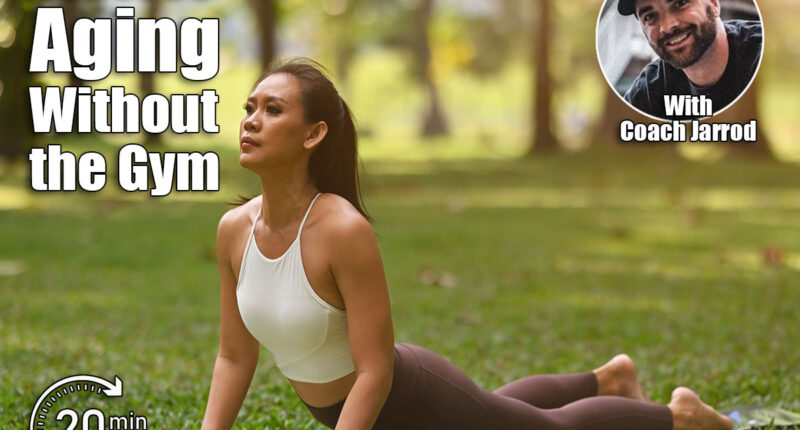 Serenity in the Cobra Pose: A Yoga Practice in Nature, An Asian woman practices Bhujangasana surrounded by lush greenery and soft sunlight. 5 Daily Bodyweight Exercises That Reverse Aging Better Than Gym Workouts After 40. Cover