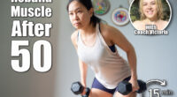 dumbbell row squat position asian woman home workout fitness body weight exercise health training sport healthy lifestyle activity wellness care indoors natural light selective focus. 5 Daily Exercises That Rebuild Lost Muscle Faster Than the Gym After 50. Cover