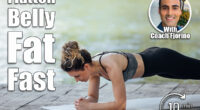 Young woman, doing her exercises by the river, while relaxing. 5 Daily Moves That Flatten Belly Fat Better Than Dieting After 40. Cover