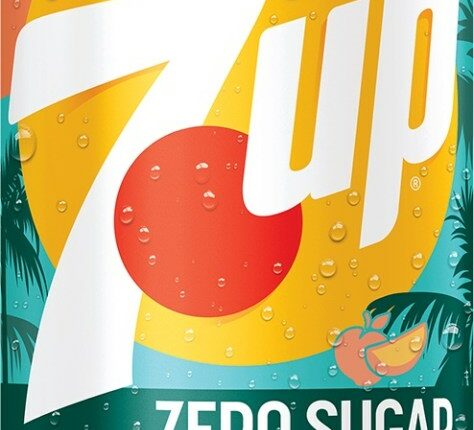7UP Tropical Zero Sugar can.