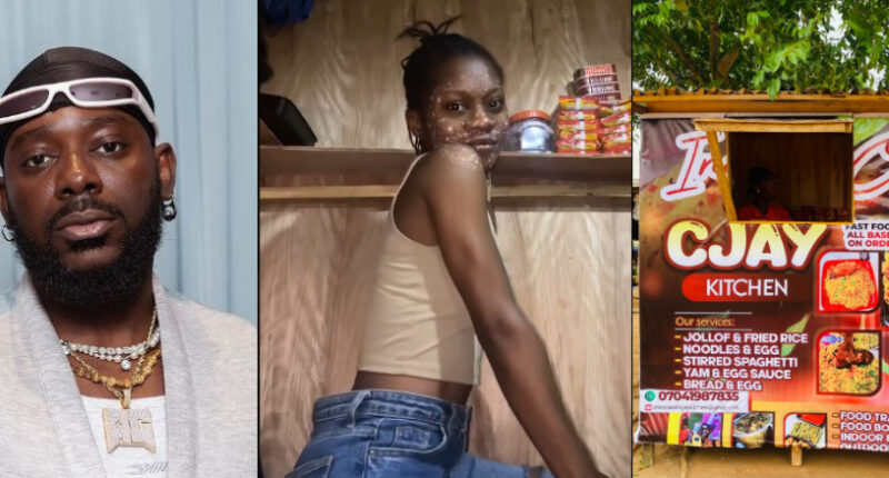 Adekunle Gold Gifts Noodles Sellers 50 Cartons For Sharing Video Of Herself Vibing To His Song