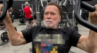 Arnold Schwarzenegger wears expletive t-shirt to troll Gavin Newsom