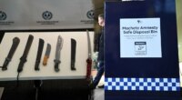 Australian state rolls out machete ‘disposal bins’ ahead of ban