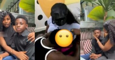 BBNaija Isabella breastfeeding