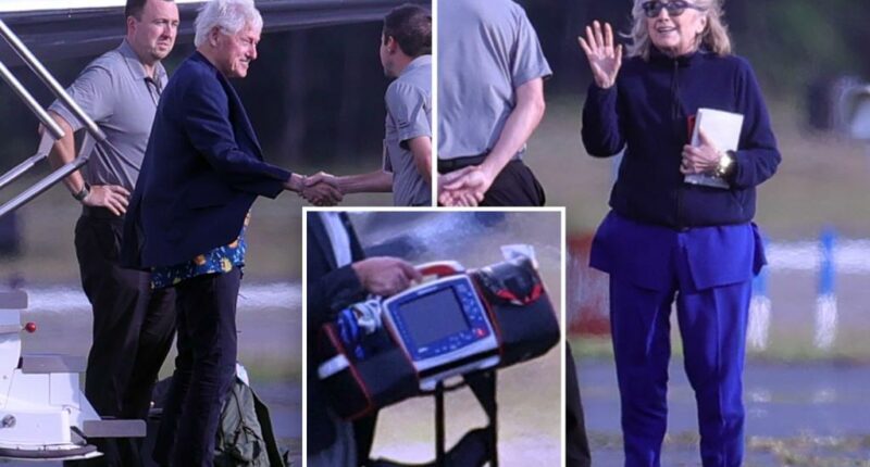 Bill Clinton seen with defibrillator in Hamptons — sparking new concerns over his health