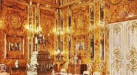 The Amber Room of the Czars in 1917.