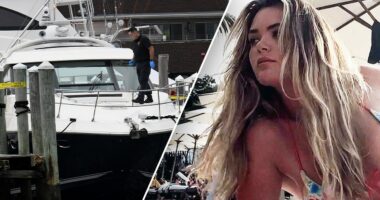 Cops sweep yacht after Irish bikini model dies in glamorous Hamptons harbor