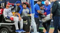 Cubs catcher Miguel Amaya carted off field after scary injury