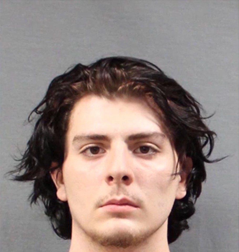 Mugshot of a 22-year-old father accused of killing his four-week-old daughter.