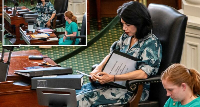 Democratic Texas state Sen. Carol Alvarado outfitted with catheter, urine bag for redistricting bill filibuster 