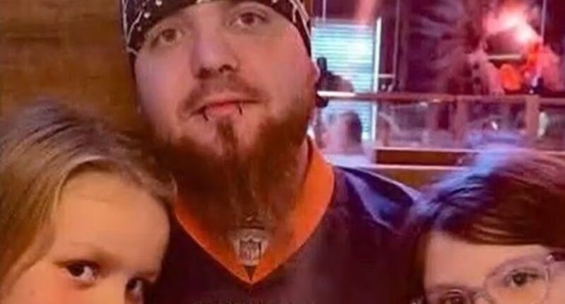 Photo of Dylan Danielson with his daughters, Fayeah and Hayven.