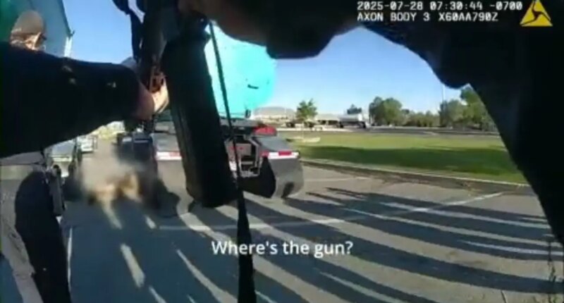 Dramatic video shows Nevada casino gunman immediately opening fire on responding officers
