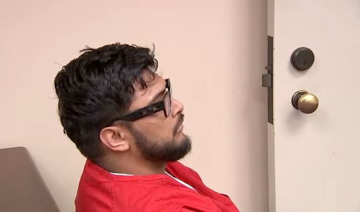 Emmanuel Haro in court.