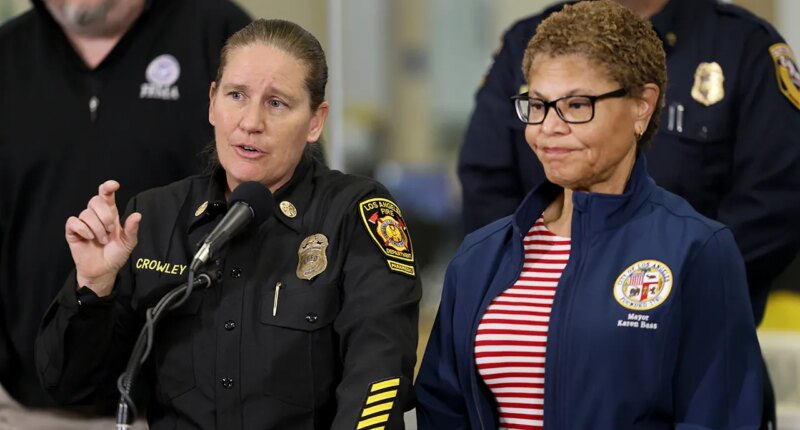 Ex-LA fire chief lodges claim against city, accusing mayor Karen Bass of 'smear campaign'