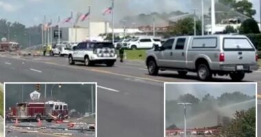 Explosion rocks Wilmington, North Carolina, after car hits building gas line
