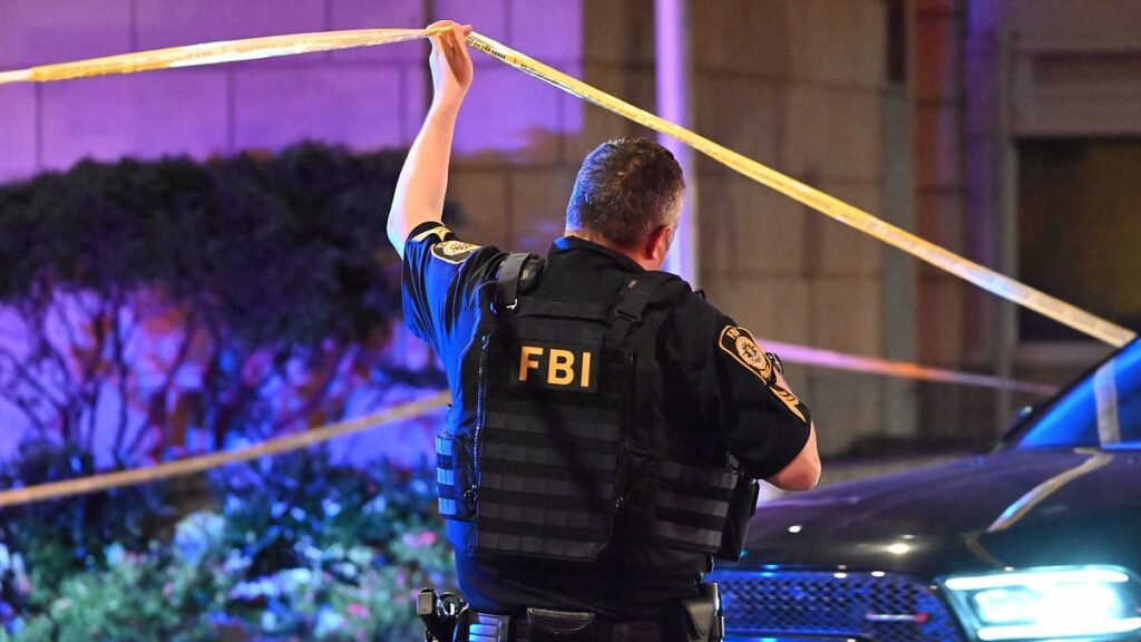 FBI agents flood Washington DC as Trump posts images of homeless