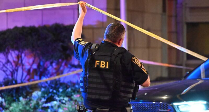 FBI agents flood Washington DC as Trump posts images of homeless