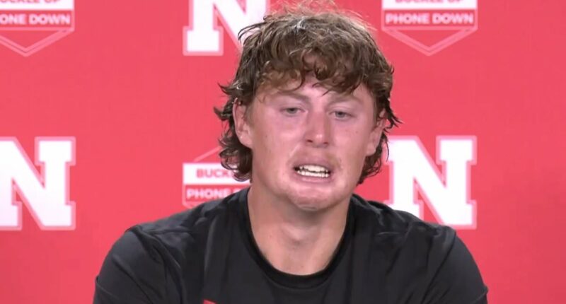 Family of college football star who broke down in tears breaks silence