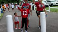Fans celebrate Tampa Bay Buccaneers preseason opener