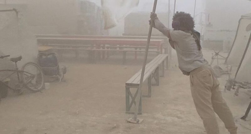 Fears Burning Man festival is cursed as dust storms batter event