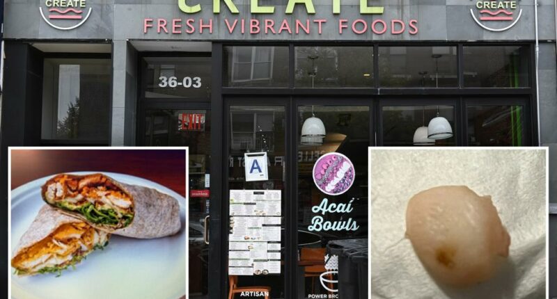 Fingertip discovered in NYC restaurant's chicken wrap: Lawsuit