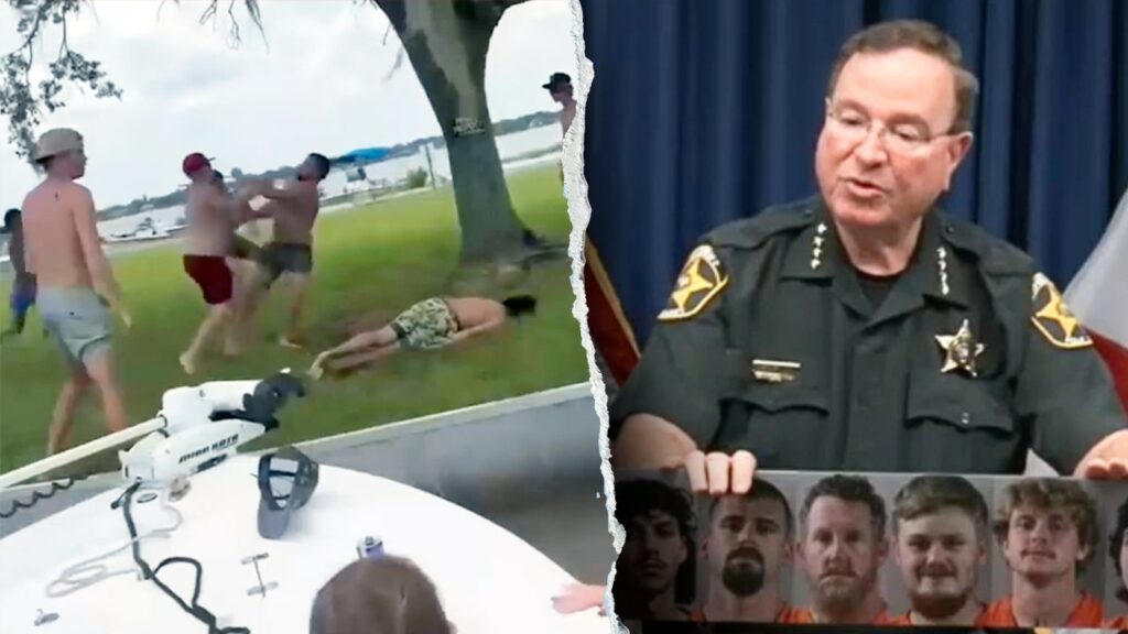 Florida sheriff rips 'reprehensible' lake brawl after 8 arrested