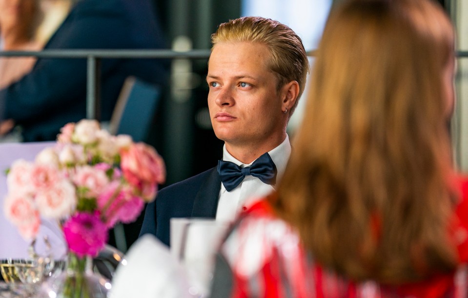 Marius Borg Høiby, son of the Norwegian Crown Princess, at an event.