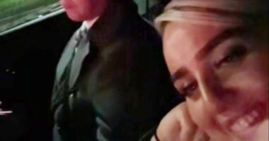 Stephanie Nye-Diroyan and Ebony Neville in a car.