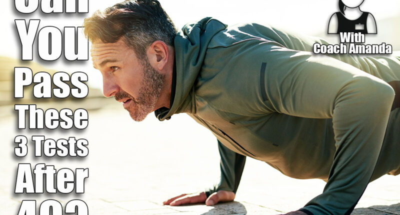 Fitness, push up and mature man in city for bodybuilding training, exercise or workout in morning. Sports, outdoors and person with strength, wellness and health for performance, muscles or challenge. If You Can Complete These 3 Tests After 40, Your Strength Is Decades Younger. Cover