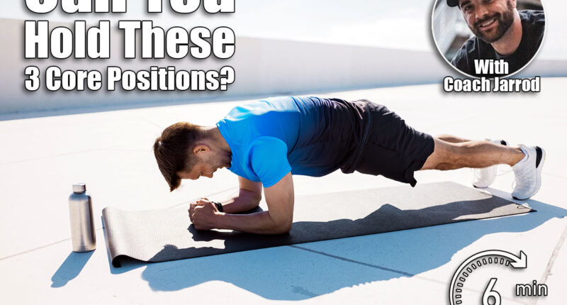 Fitness Enthusiast Performing a Plank Exercise on a Rooftop During a Sunny Day Enhancing Core Strength and Balance. If You Can Hold These 3 Positions After 45, Your Core Is Elite. Cover