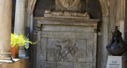 Tomb in Naples possibly belonging to Vlad the Impaler.