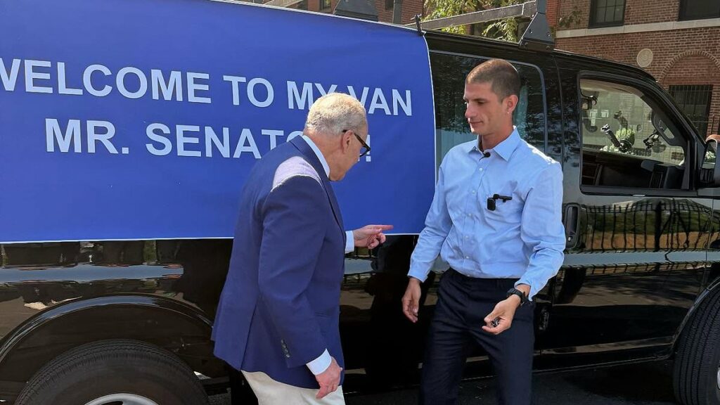 Jack Schlossberg gets job from Chuck Schumer after ride in van