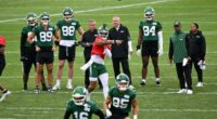 Jets' Justin Fields shows off chemistry with receivers
