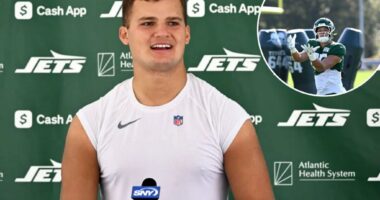 Jets' Mason Taylor staying present no matter rich NFL family blood
