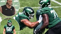 Jets offensive line already showing why it could make good on sky-high potential