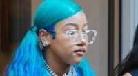 Kim Kardashian's blue-haired daughter North, 12, dons edgy ensemble