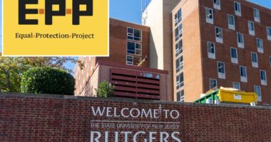 Legal group accuses Rutgers U. of discrimination against white students