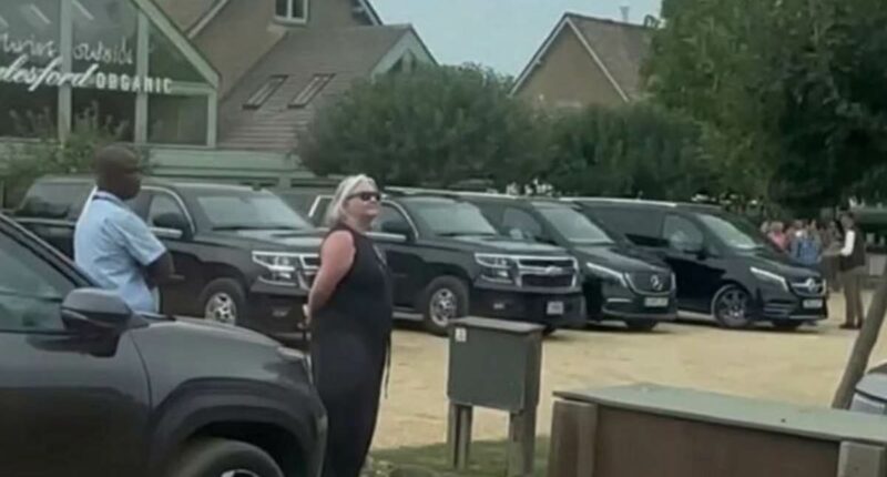 Local anger at JD Vance for using EVERY disabled parking spot at shop