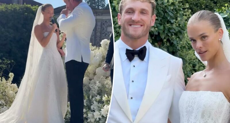 Logan Paul marries model Nina Agdal in Italy