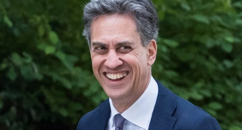 Ed Miliband smiling.