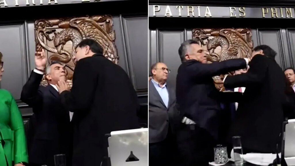 Mexican senators brawl on camera during debate over US targeting cartels