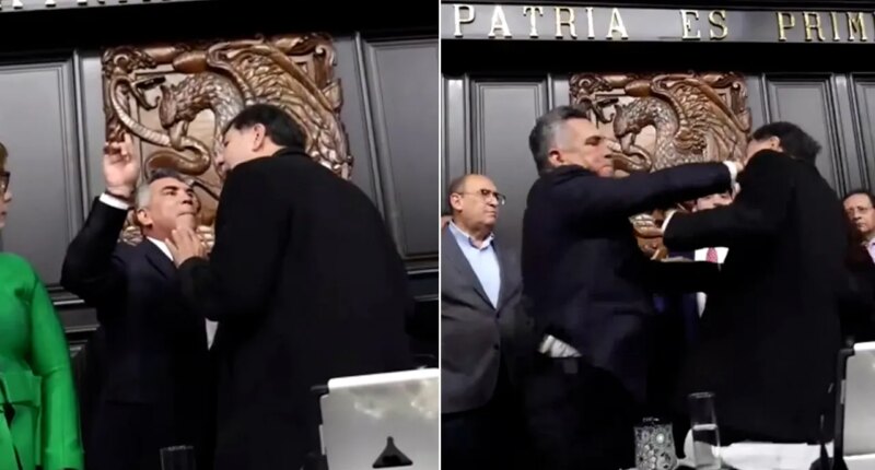 Mexican senators brawl on camera during debate over US targeting cartels