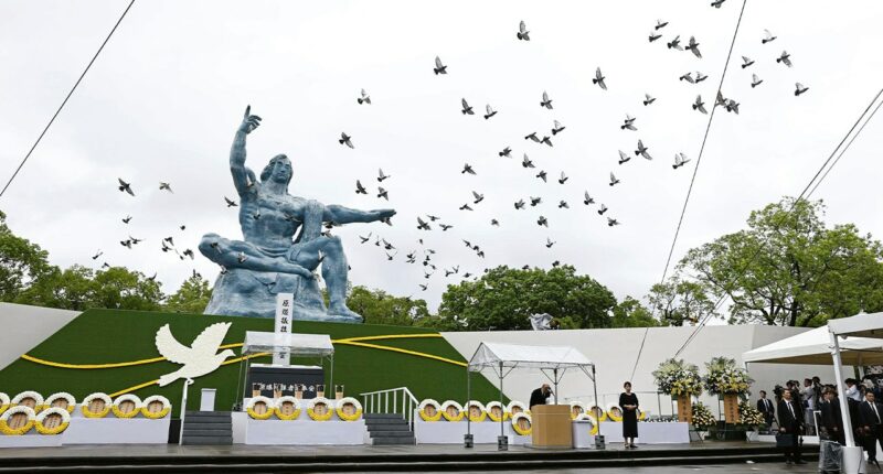 Nagasaki mayor issues chilling warning on 80th anniversary of atomic bombing