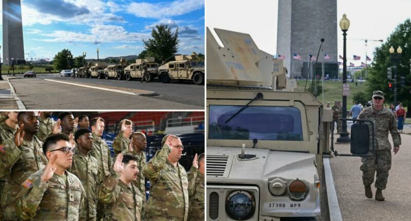 National Guard takes to the streets of DC in support of Trump’s crime crackdown