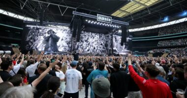 Oasis tragedy as fan in his 40s falls to his death at Wembley Stadium