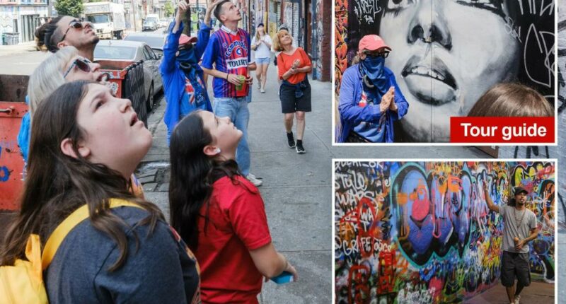 Offbeat NYC graffiti tour survives despite predicted drop in foreign tourism thanks to visitors from this country: ‘They’re obsessed with street art’